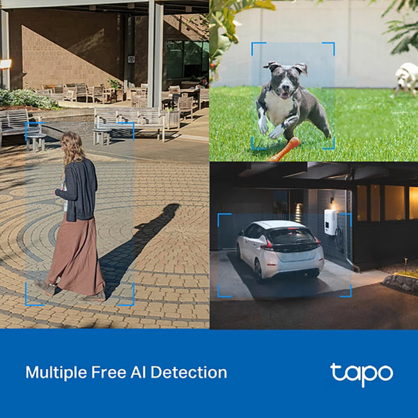 Tp-Link Tapo C520WS 2K 4MP Outdoor Pan/Tilt Security Wi-Fi Camera -2 Pack