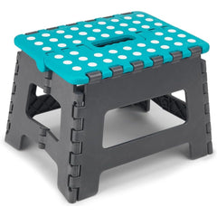 9 Inch Folding Step Stool With Carry Handle & Anti Skid Footpad | Foldable & Collapsible Step Stool