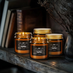 12pcs 3.5-ounce Scented Candles, Retro And Exquisite Design, Soft Fragrance, Soy Wax Amber Candles, Perfect for Valentine's Day, Weddings, Birthdays, Parties, Yoga, Swimming Pools, Home Decoration And As An Excellent Gift for Friends And Family.