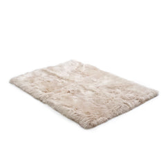 Bowron Sheepskin Area Rug 120 X 180Cm in Champagne