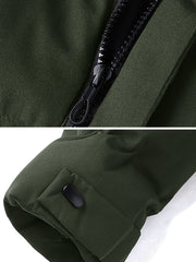 Jingmeleng Selection: Men's Simple Casual Soft and Comfortable Padded Hooded Coat, Stylish and Versatile