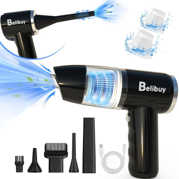 [Car Wireless Vacuum Cleaner] 15000Pa Large Suction Power Handheld And Portable, Long Battery Life Fast Charging with Flat Suction Head, Powerful Vacuuming, Hair Removal, Pet Hair, Nook And Cranny Cleaning, Dust And Hair In The , And Suck It Up