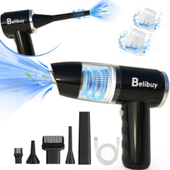 [Car Wireless Vacuum Cleaner] 15000Pa Large Suction Power Handheld And Portable, Long Battery Life Fast Charging with Flat Suction Head, Powerful Vacuuming, Hair Removal, Pet Hair, Nook And Cranny Cleaning, Dust And Hair In The , And Suck It Up