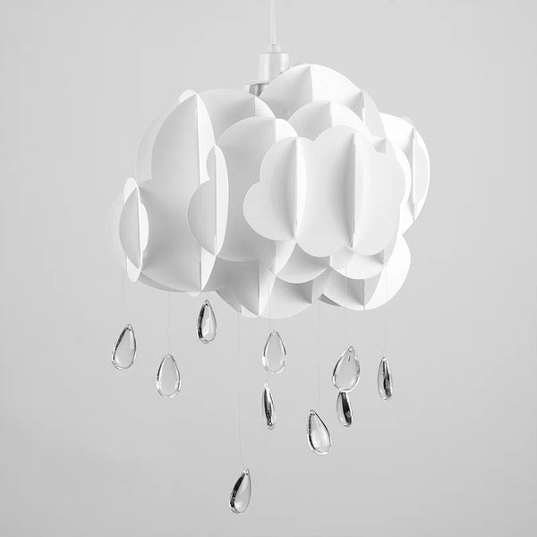 47Cm H Plastic Novelty Pendant Shade ( Screw on ) in White