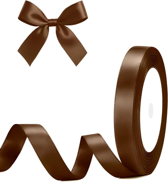 G2PLUS White Stain Ribbons - 22M Thick Fabric Gift Wrap Ribbons for Crafting, Wedding & Valentine'S Day Decoration