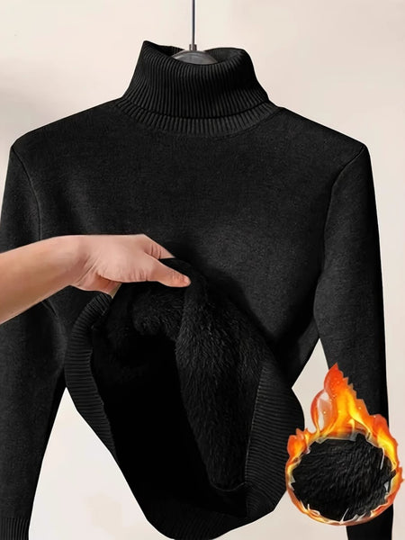 Women's Elegant Casual Cardigan Sweater-Long Sleeve,, High Collar, Keep Warm, Stylish Top for Cold Weather