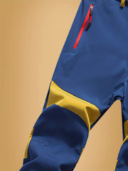 Autumn And Winter Outdoor Fleece Warm Elastic Assault Pants Men'S Soft Shell Trousers Wear-Resistant Hiking Pants