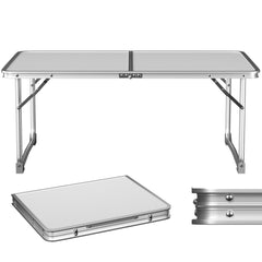 60cm Folding Table Heavy Duty, Trestle Table Indoor Outdoor Garden Catering Heavy Duty Folding Table, for Picnic Party Dinner Camping Buffet Wedding Market Garden Party Picnic,