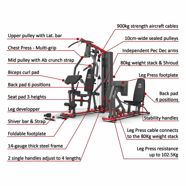 Marcy HG9000 Multi Gym with Leg Press