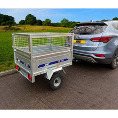 Maypole SY120 Medium Trailer with High Side Mesh Extension Kit & PVC Cover