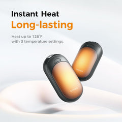 OCOOPA UT3 Lite Magnetic Hand Warmers Rechargeable 2 Pack, Electric Handwarmers Ultra Thin Light Portable for Pocket Gloves,3 Levels Heat, up to 8 Hrs, UL Certified,Idea Tech Gifts for Men, Women