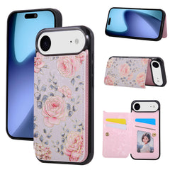 Phone Case - (2D)Phone Case - Wallet Case for Iphone 17 Promax/Pro/ Air, 16 Plus, 15, 14 Pro Max, 13, 12, 11And Galaxy.Featuring a Floral Design, a Back Flip Folio Made of Faux Leather, Designed for Women And Girls