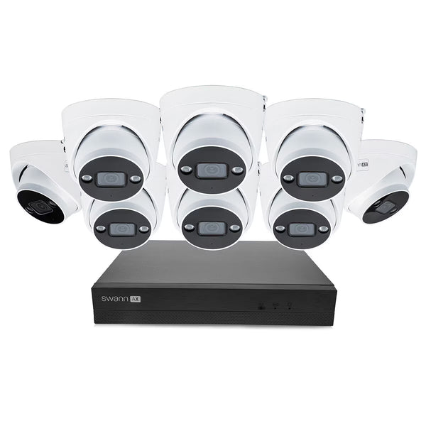 Swann 4K NVR 16 X Channel / 8 X NHD-ADVANXD Dome Cameras with 2TB HDD SWNVK-16ADVANX8B-EU