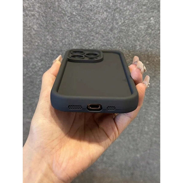 Black Thick Case For iPhone 17 16 15 14 13 12 11 Pro Max XR 8 7 Shockproof Cover