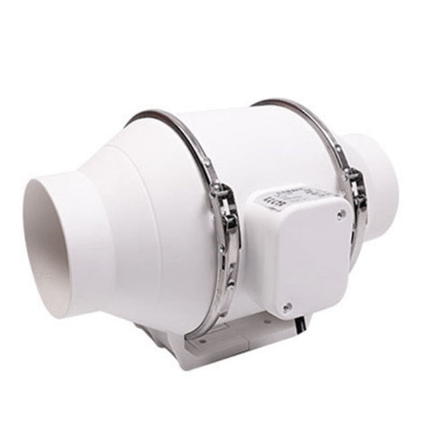 100mm Inline Extractor Fan, 220m3h Airflow Low Noise Ventilation Fan for Bathroom Shower Ceiling Loft, Duct Exhaust Fan with Ball Bearing Motor, 35W Vent Fan