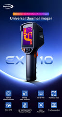 Raythink Handheld Infrared Thermal Imager, Temperature Measuring Thermal Camera for Floor Heating, Electrical Inspection, and Leak Detection, 160×120 IR AI Super Resolution