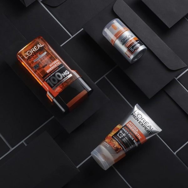 L'Oréal Paris Men Expert Alive & Kicking Gift Set for Him, Energising Face & Body Skincare Routine, Gift Set for Men
