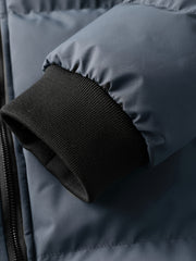 Winter Plush Jacket Thick Warm Jacket Hooded Jacket Casual Outdoor Jacket Solid Color Zipper with Plush Thickening