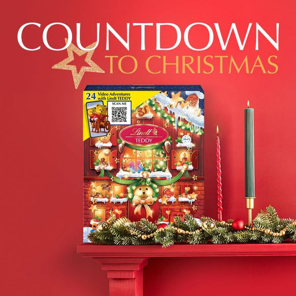 Lindt Teddy Milk Chocolate AR Advent Calendar 2025 – Large 250G – 24 Bear & Friends Chocolates – Festive Gift for Him & Her
