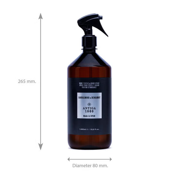 Antiga 1860 Home Textile & Room Spray, 1L in 2 Scents
