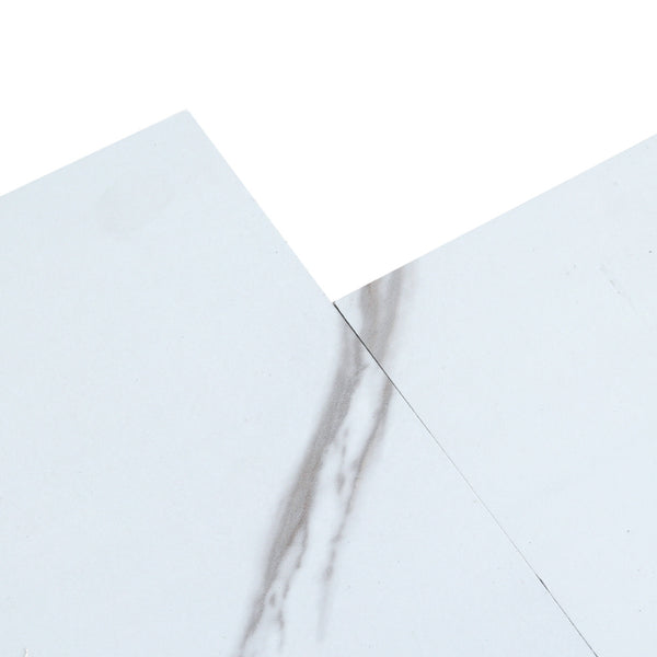 5m² 24pcs PVC Marble Effect Peel and Stick Flooring Planks Flooring Stickers Silent Tile Floorboard Self-adhesive Floor Tiles 2mm Thick Wear-resistant Layer 0.07mm, Waterproof Plank Wall Plank Simulated for Bedroom Kitchen Living Room 18 X 18 Inch 5m²