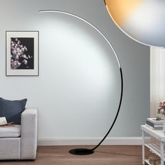 165.1 cm Arched Standing Floor Lamp with Remote - Dimmable Modern Reading Floor Lamps LED Color Changing Curved Ambient Lighting for Bedroom And Living Room