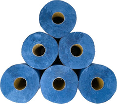6 x Centrefeed Blue Rolls | 2 Ply Embossed Paper Towels | Strong & Absorbent | UK Supplier | Perfect for Commercial & Kitchen Use Cleaning