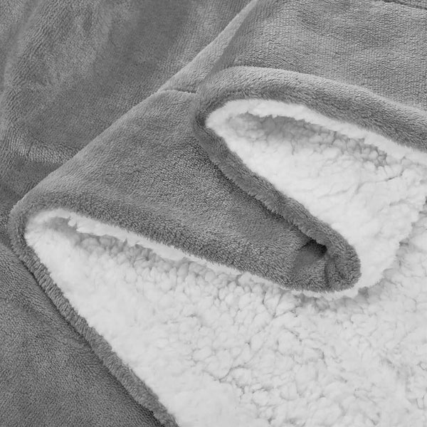 1pc Luxurious Double-Sided Sherpa Throw Blanket – Soft, Warm & Cozy Contemporary Blanket, Machine Washable, Perfect for Couch, Bed, Office & Travel, Ideal Gift