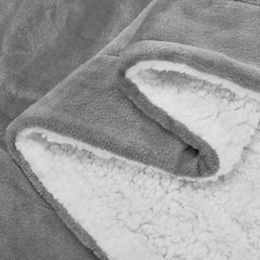 1pc Luxurious Double-Sided Sherpa Throw Blanket – Soft, Warm & Cozy Contemporary Blanket, Machine Washable, Perfect for Couch, Bed, Office & Travel, Ideal Gift