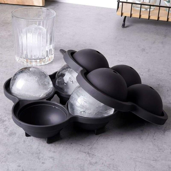 Sphere Ice Tray Round Ball Cube Silicone Mould X 4 Silicone Ice Grid Set Ice Grid Honeycomb Ice Grid Silicone