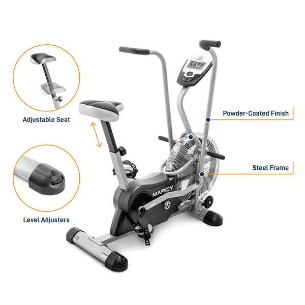 Marcy AIR-1 Deluxe Dual Action Fan Bike