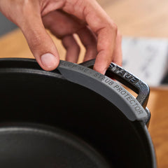 STAUB Stackable 3 Piece Pot Set in Black