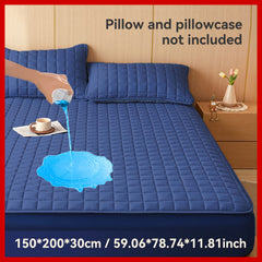 1pc Multicolor Mattress Protector, No Pillowcase And Insert Included, Soft Comfort Solid Color Fitted Sheet Bedding Cover, Minimalist Breathable Bedspread Suitable For Bedroom And Guest Room, Reusable Underpads