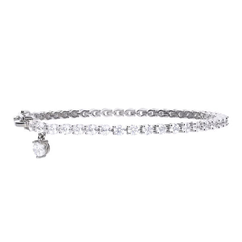 Diamonfire Sterling Silver Cubic Zirconia Tennis Bracelet