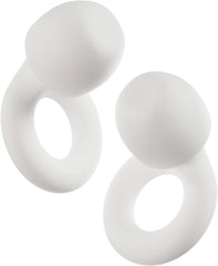 Loop Quiet 2 Ear Plugs – Ultra-Comfy Reusable Noise-Reducing Earplugs for Sleep, Deep Focus, Travel, Noise Sensitivity | Flexible Hearing Protection | Customizable Fit | 24Db (SNR) Noise Reduction