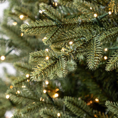 6.5Ft (1.9M) Pre-Lit Aspen Artificial Christmas Tree with 1,500 Colour Changing Micro LED Lights