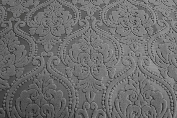 Damask Velvet Duvet Cover Set – Luxury Soft Velvet Fabric with Elegant Pattern, Warm and Cozy Bedding Set, Durable and Easy Care