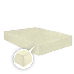 Flannelette Thermal Fitted Sheet 100% Brushed Cotton, 25cm Deep Pocket, Warm Soft Bed Sheet