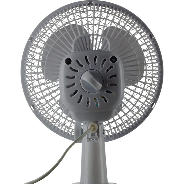 Schallen Grey Mini Table Fan Office Desk Home 6 Inch Small Electric Desk Fan Portable Air Cooling Fan Quiet Mini Desktop Fan with Tilt Function Worktop Office Home Bedroom PC Cooling Fan Compact Lightweight Air Circulator UK Plug Grey Black or White Porta