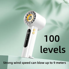 2025 New High-Speed Portable Handheld Fan, 1800mAh Long-Lasting