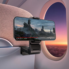 JSAUX Airplane Travel Essentials, Airplane Phone Holder, 360 Degree Rotation Phone Holder, Travel Accessories for Flying, Hands Free for Plane Flying