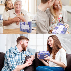 Pamper Birthday Gifts for Women, Unique Friend Gifts for Her, Lavender Self Care Get Well Soon Gifts Set for Mum Sister Wife, Spa Bath Set Bath Bombs Present, Christmas Valentines Mothers Day Gift Box