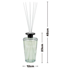 REEF 1000ml Reed Oil Diffuser Set, Sandalwood, Teak Wood, Tobacco & Oud, Luxury Beautiful Home Fragrance for Bedroom Living Room Home Decor Office Essential Oil Reed Diffuser for Stress Relief