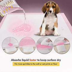 100 Disposable Pet Diapers Highly Absorbent Puppy Training Pads 45x60 Christmas Ornaments 60x60 Leak-proof Quick-drying Design 60x90 Pet Deodorant Diapers for Potty Training Make a Great Christmas Gift