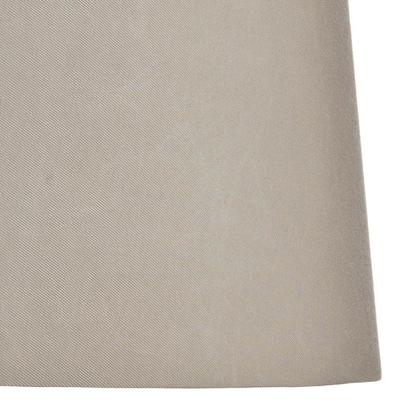 Sonia Brass & Silver Dual Table Lamp with Taupe Shade