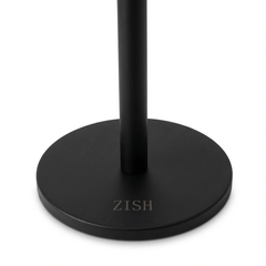 ZISH Toilet Roll Holder Free Standing - Stainless Steel Bathroom Toilet Paper Organizer and Dispenser - No Drill Toilet Roll Stand Freestanding - Up to 5 Toilet Roll Storage