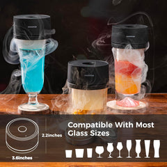 Electric Whiskey Smoker Kit Built-In Lighter, No Butane Needed, Cocktail Smoker Kit with 6 Wood Chips, Old Fashioned Drink Smoker Kit, Bourbon Whiskey Gifts for Men,Dad,Husband