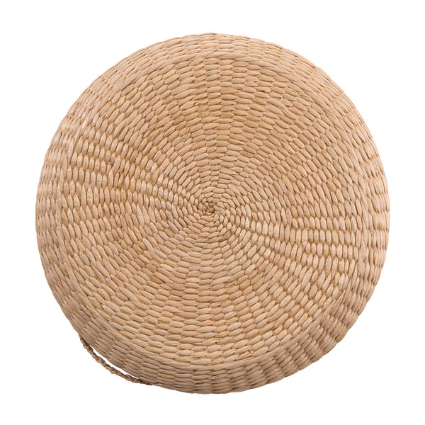 10cm Thicken Straw Cushion, Solid Round Seat Cushions Chair Pad Pillow Seat Soft Tatami Floor Cushion for Yoga Meditation Living Room Balcony Office Outdoor 40cm/50cm