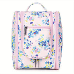 Hanging Toiletry Bag Women Large Travel Makeup Bag Organizer Bag with A PVC Compartment for Essentials Accessories Cosmetics Roomy Toiletries Bag Gift Best Toiletry Bag for International Travel Christmas Gifts