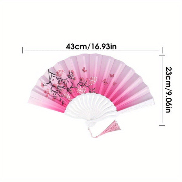 Folding Fan Hand Held Bamboo Fan Chinese Style Wedding Party Dance Fans hot